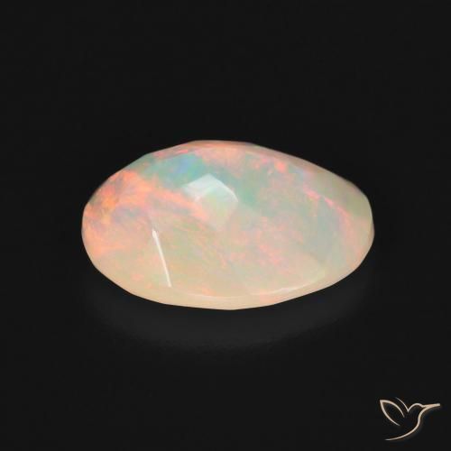 Opale Multicolore naturelle ovale, 2.60 ct, Translucide