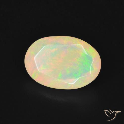 Opale Multicolore naturelle ovale, 1.99 ct, Translucide