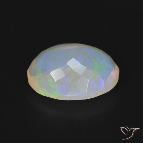 Opale Multicolore naturelle ovale, 3.31 ct, Opaque