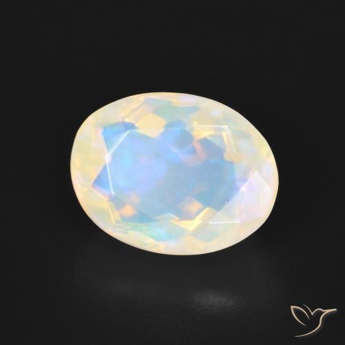 Opale Multicolore naturelle ovale, 2.60 ct, Transparent