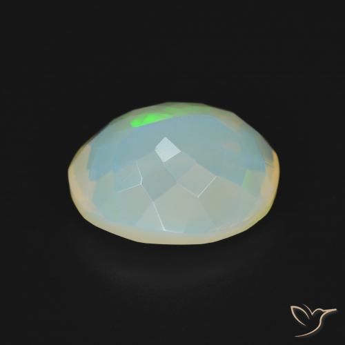 Opale Multicolore naturelle ovale, 2.96 ct, Transparent