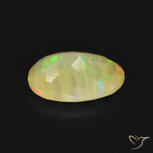 Opale Multicolore naturelle ovale, 1.89 ct, Translucide