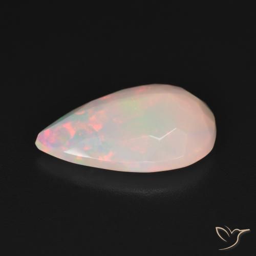 Opale Multicolore naturelle En forme de poire, 2.10 ct, Translucide