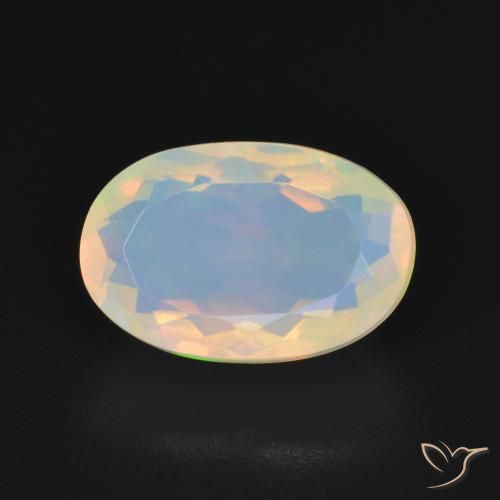2.50ct Naturel Multicolore Opale, ovale, Transparent