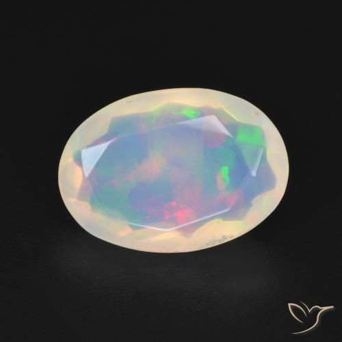 1.96ct Naturel Multicolore Opale, ovale, Transparent, Photo A
