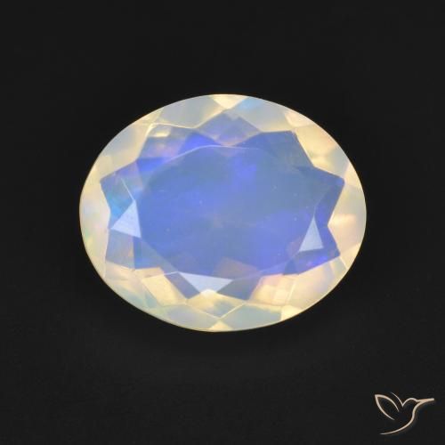 2.02ct Naturel Multicolore Opale, ovale, Transparent