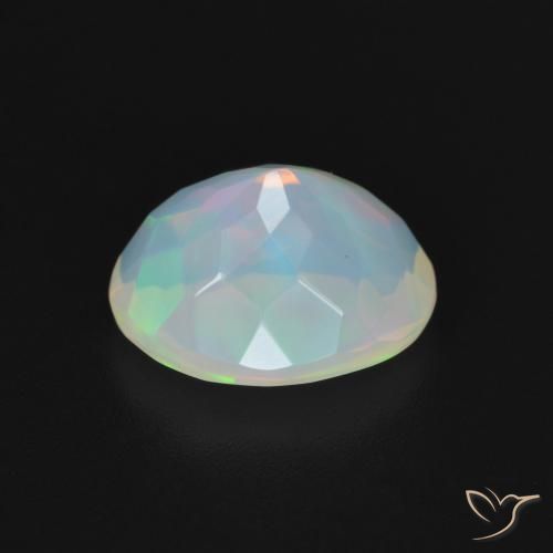 Opale Multicolore naturelle ovale, 1.94 ct, Transparent