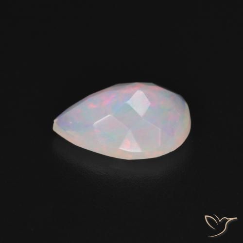 Opale Multicolore naturelle En forme de poire, 1.10 ct, Translucide