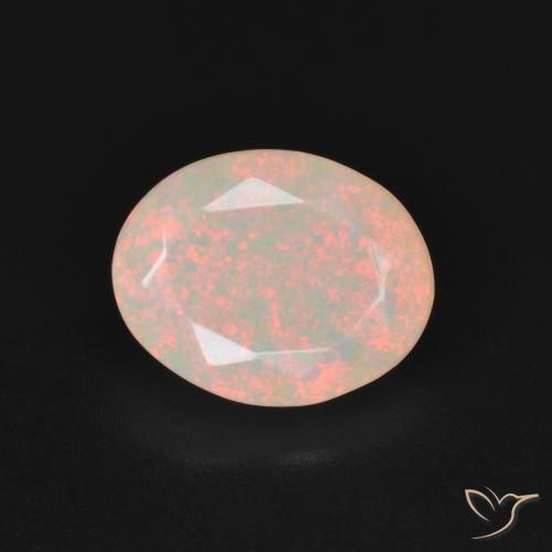 1.89ct Naturel Multicolore Opale, ovale, Translucide