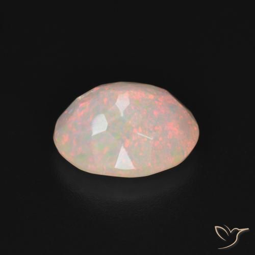 Opale Multicolore naturelle ovale, 1.89 ct, Translucide