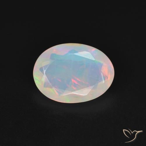 1.21ct Naturel Multicolore Opale, ovale, Transparent