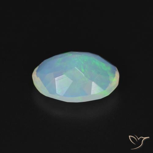 Opale Multicolore naturelle ovale, 1.48 ct, Transparent