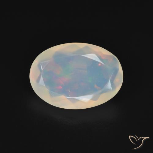 1.82ct Naturel Multicolore Opale, ovale, Transparent