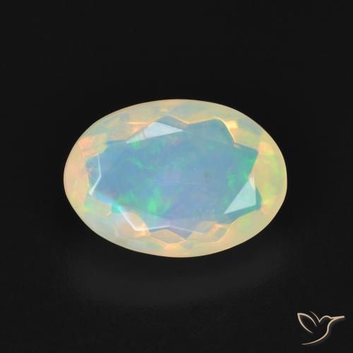 1.87ct Naturel Multicolore Opale, ovale, Transparent