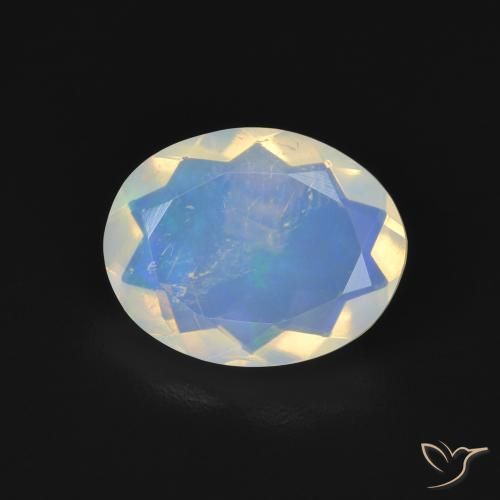 1.89ct Naturel Multicolore Opale, ovale, Transparent