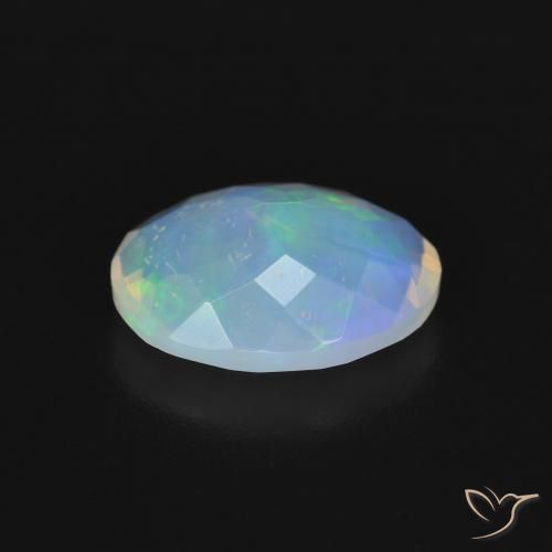 Opale Multicolore naturelle ovale, 1.89 ct, Transparent