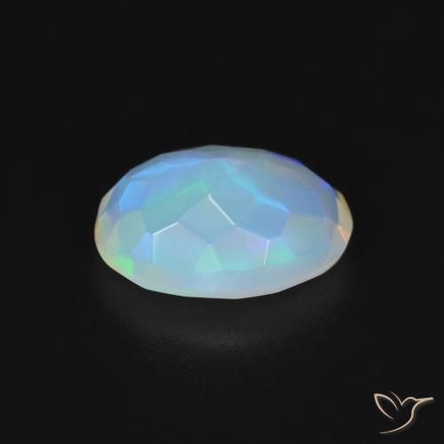 Opale Multicolore naturelle ovale, 1.68 ct, Transparent