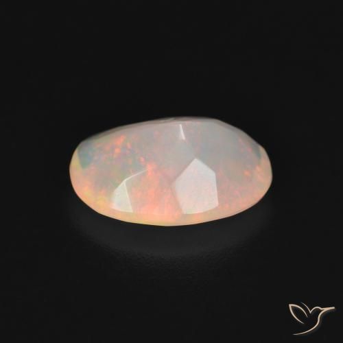 Opale Multicolore naturelle ovale, 1.51 ct, Transparent