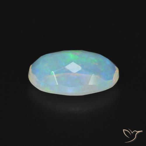 Opale Multicolore naturelle ovale, 1.42 ct, Transparent