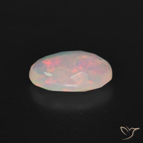 Opale Multicolore naturelle ovale, 1.13 ct, Transparent