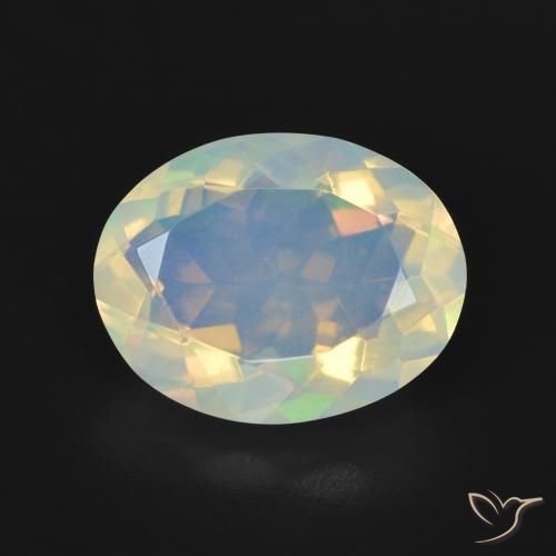3.48ct Naturel Multicolore Opale, ovale, Transparent