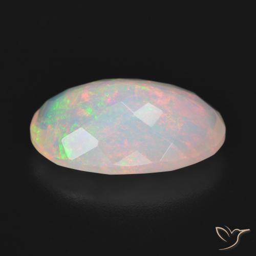 Opale Multicolore naturelle ovale, 4.25 ct, Transparent