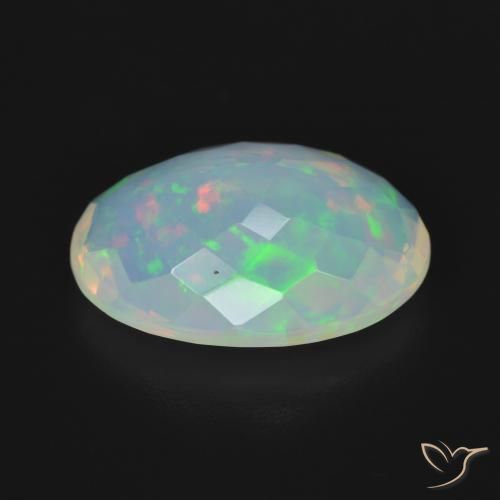 Opale Multicolore naturelle ovale, 5.16 ct, Transparent