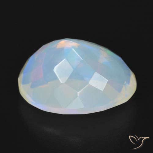 Opale Multicolore naturelle ovale, 4.69 ct, Transparent