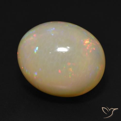 Opale Multicolore naturelle ovale, 10.12 ct, Opaque
