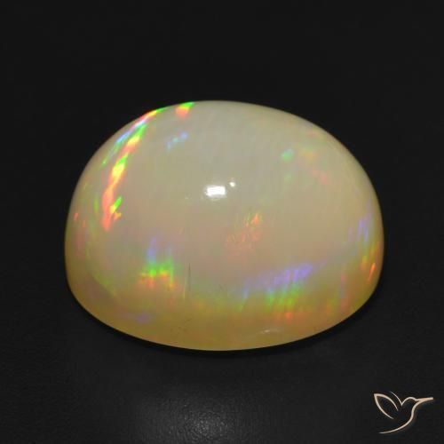 Opale Multicolore naturelle ovale, 10.12 ct, Opaque
