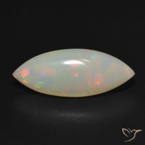 3.05ct Naturel Multicolore Opale, Marquise, Translucide