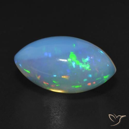 Opale Multicolore naturelle Marquise, 8.20 ct, Translucide