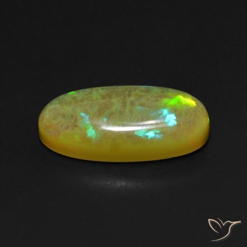 Opale Multicolore naturelle ovale, 4.63 ct, Translucide