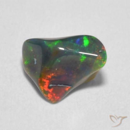 Opale Multicolore naturelle Fantaisie, 0.77 ct, Opaque