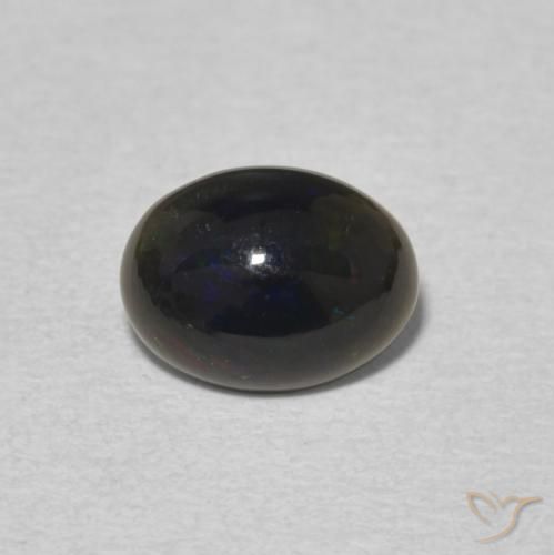 0.64ct Naturel Multicolore Opale, ovale, Opaque