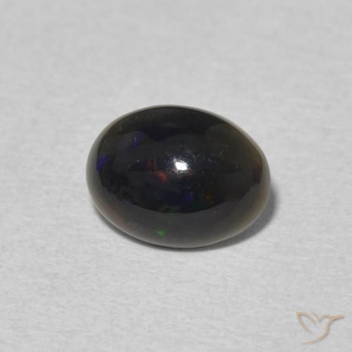 Opale Multicolore naturelle ovale, 0.64 ct, Opaque