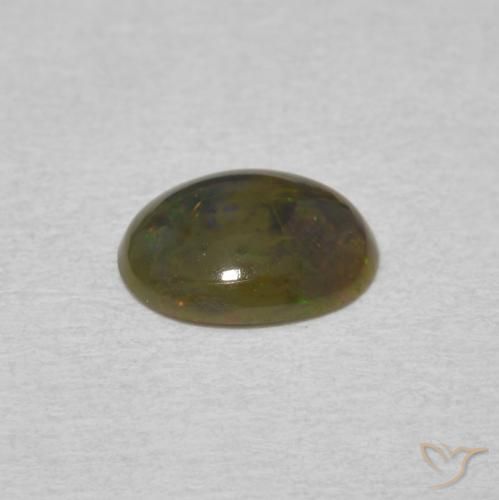 Opale Multicolore naturelle ovale, 0.56 ct, Opaque
