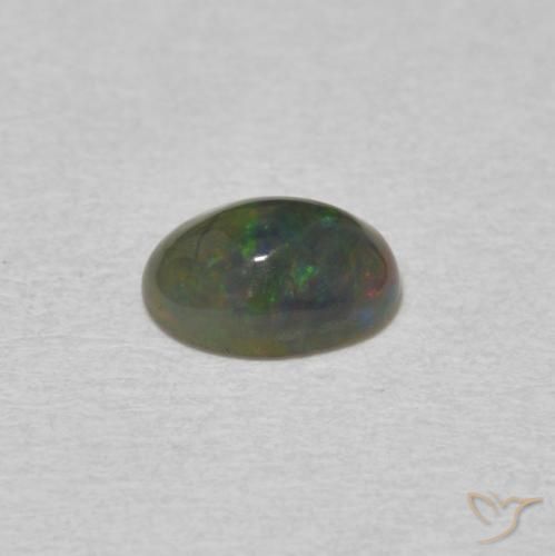 Opale Multicolore naturelle ovale, 0.52 ct, Opaque