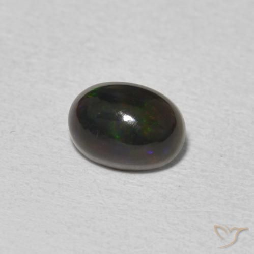 Opale Multicolore naturelle ovale, 0.59 ct, Opaque