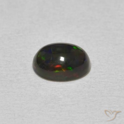 Opale Multicolore naturelle ovale, 0.59 ct, Opaque