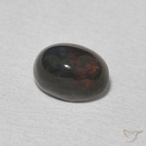 Opale Multicolore naturelle ovale, 0.95 ct, Opaque