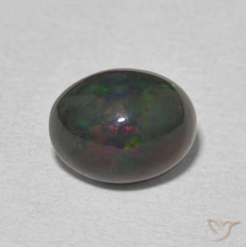 1.34ct Naturel Multicolore Opale, ovale, Opaque