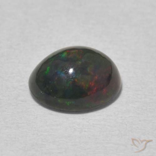 Opale Multicolore naturelle ovale, 1.34 ct, Opaque