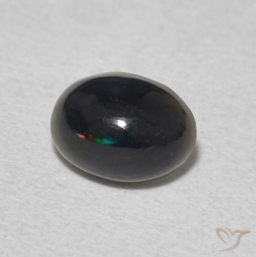 Opale Multicolore naturelle ovale, 0.48 ct, Opaque