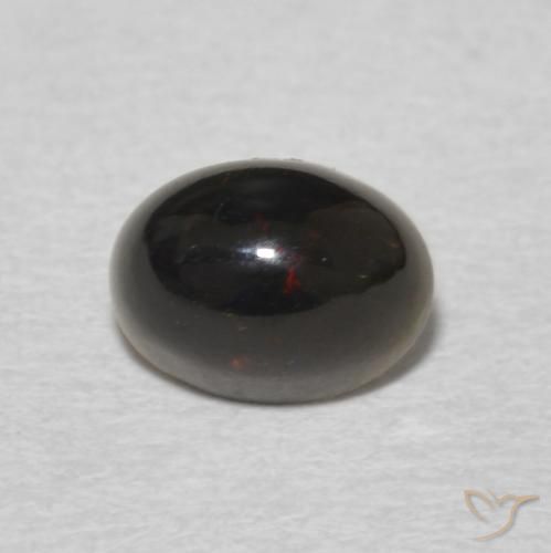 0.59ct Naturel Multicolore Opale, ovale, Opaque, Photo A
