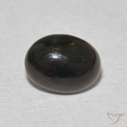 0.93ct Naturel Multicolore Opale, ovale, Opaque, Photo A