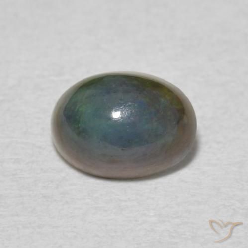 Opale Multicolore naturelle ovale, 0.60 ct, Opaque