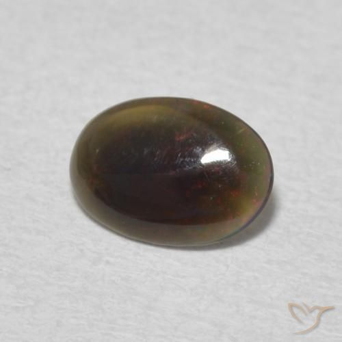 Opale Multicolore naturelle ovale, 0.28 ct, Opaque