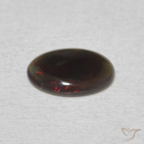 Opale Multicolore naturelle ovale, 0.28 ct, Opaque