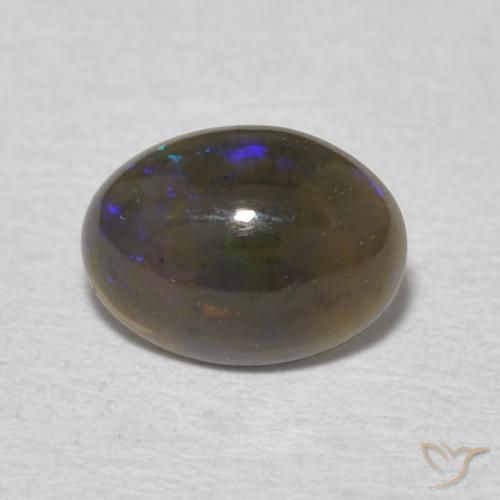Opale Multicolore naturelle ovale, 0.64 ct, Opaque